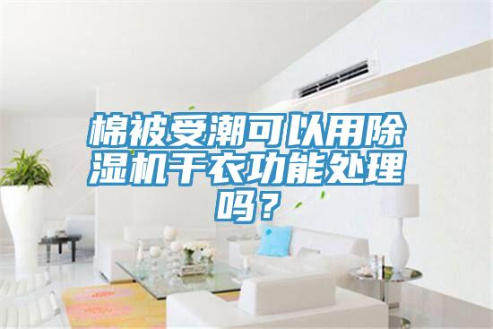 棉被受潮可以用除濕機(jī)干衣功能處理嗎？