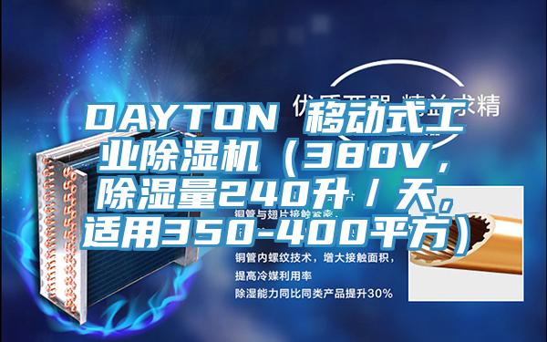 DAYTON 移動(dòng)式工業(yè)除濕機(jī)（380V，除濕量240升／天，適用350-400平方）