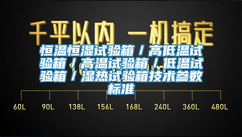 恒溫恒濕試驗箱／高低溫試驗箱／高溫試驗箱／低溫試驗箱／濕熱試驗箱技術(shù)參數(shù)標準